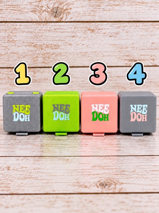 Handcrafted Other - Custom 3D-Printed NeeDoh Storage Box — Choose Your Color